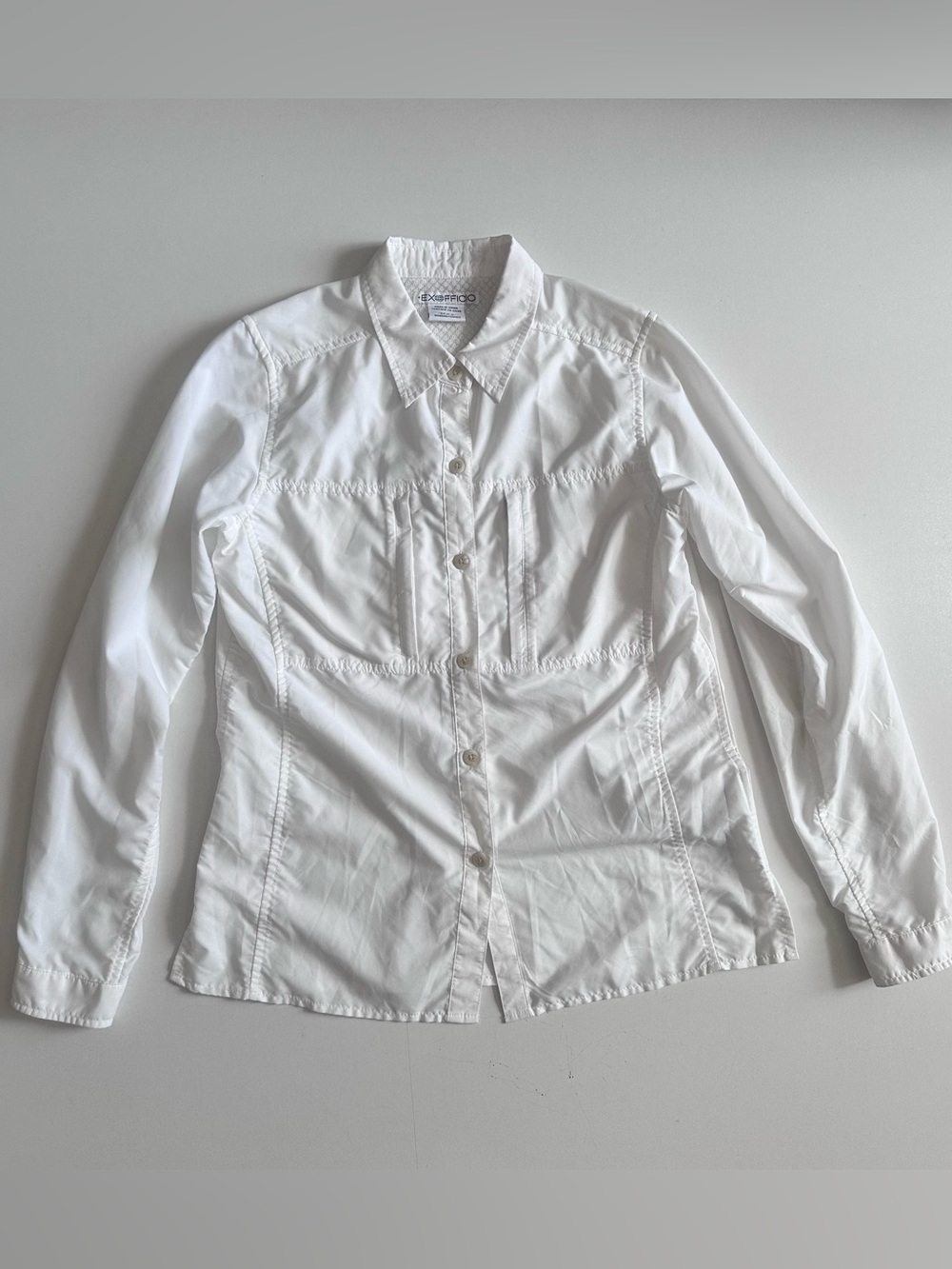 EXOFFICIO White Long Sleeve Shirt White Size 4-6